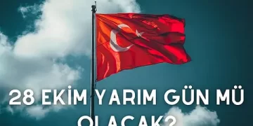 28 Ekim yarım gün mü? 29 Ekim Cumhuriyet Bayramı tatil takvimi belli oldu