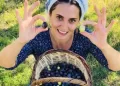 Aslıhan Gürbüz’ün yüzünü bu yıl zeytin güldürdü Aslıhan Gürbüz’ün yüzünü bu yıl zeytin güldürdü
