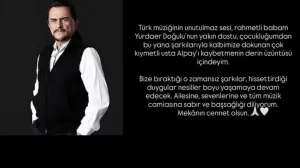 Alpay’a acı veda! Kenan Doğulu’nun paylaşımı duygulandırdı Kenan Doguludan duygulandiran veda1 habermeydan
