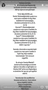 Melis Sezen’in raporu çıktı! İşte sonuç Melis Sezen raporu cikti1 habermeydan