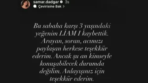 Samar Dadgar’ı yıkan acı haber! 3 yaşındaki yeğeni hayatını kaybetti Samar Dadgar yikan aci haber1 habermeydan