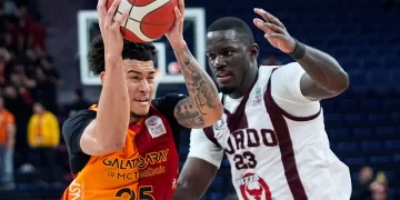 Galatasaray, Bordo Bandırma'yı 34 Sayı Farkla Yendi! Galatasaray, Bordo Bandırma’yı 34 Sayı Farkla Yendi!