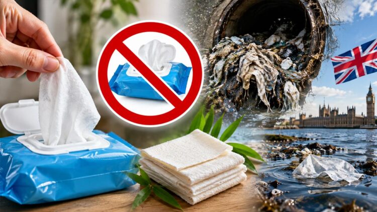 Birleşik Krallık'ta plastik içeren ıslak mendiller yasaklanıyor Birleşik Krallık'ta plastik içeren ıslak mendiller yasaklanıyor.
