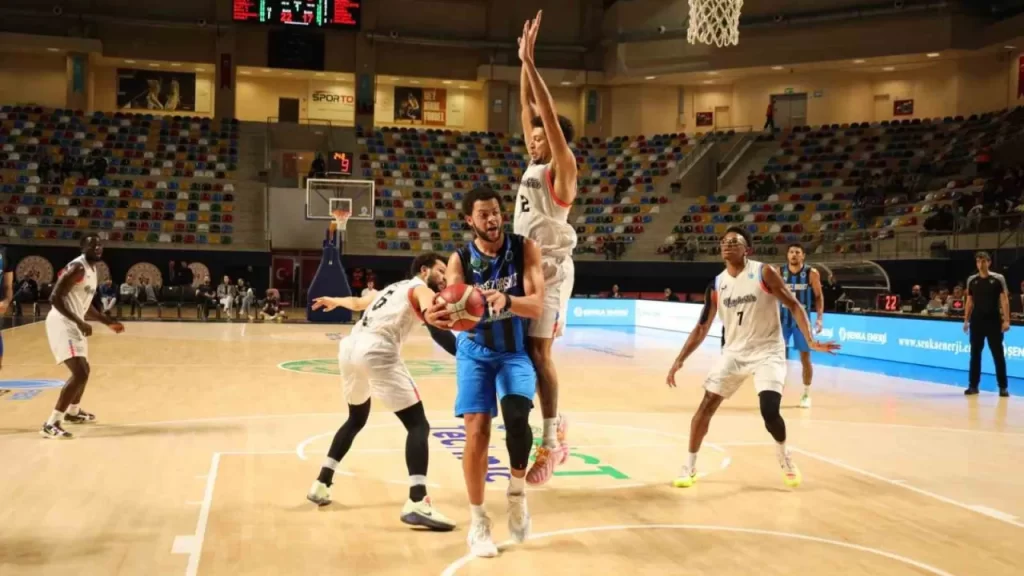 Körfez Basket, Manchester'i Farklı Yendi! korfez basket manchesteri farkli yendi habermeydan