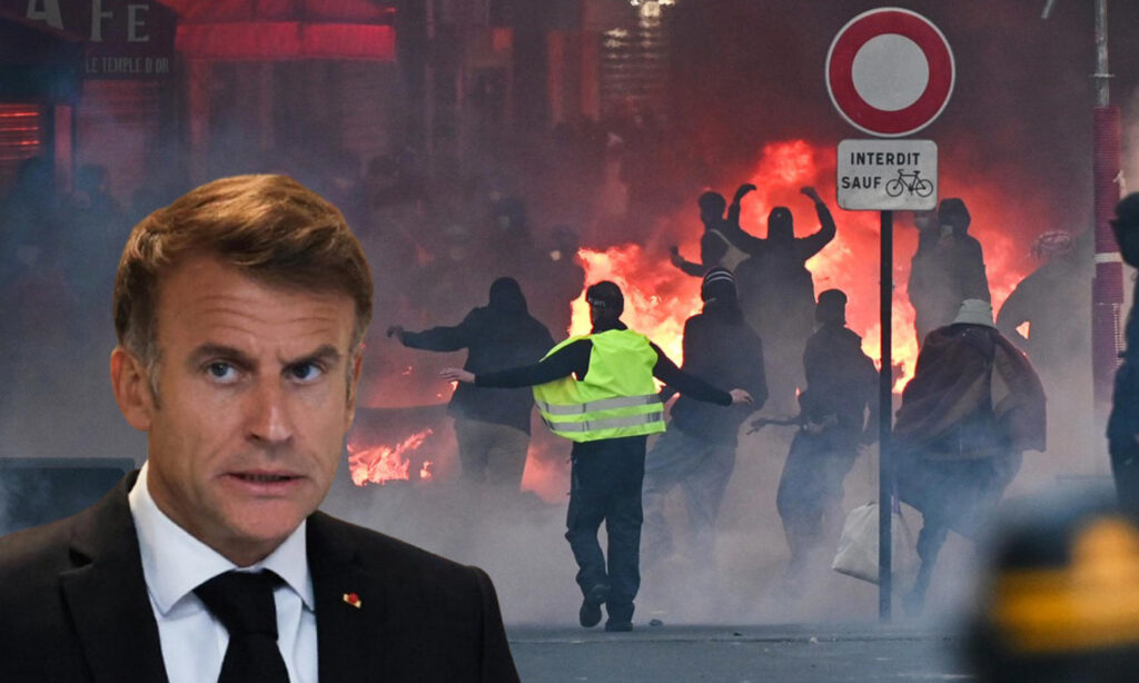 Macron’dan Fransa’daki protestolara karşı yeni yöntem talimatı macron habermeydan