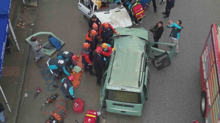 musta 100 personelle trafik kazasi tatbikati habermeydan