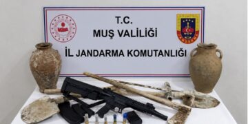 Muş'ta Tarihi Eser Operasyonu: 2 Küp Ele Geçirildi Muş’ta Tarihi Eser Operasyonu: 2 Küp Ele Geçirildi