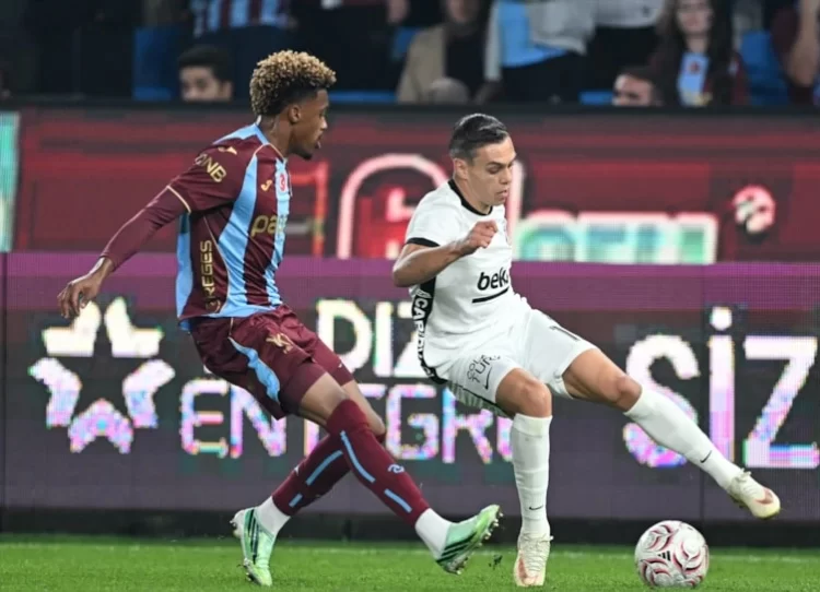 Trabzonspor, Beşiktaş Önünde 3 Puanı 2 Golle Aldı! trabzonspor besiktasi 2 golle devirdi habermeydan e1792437065636