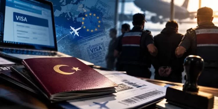 Vize şirketlerine bot operasyonu: 8 ilde 60 gözaltı kararı